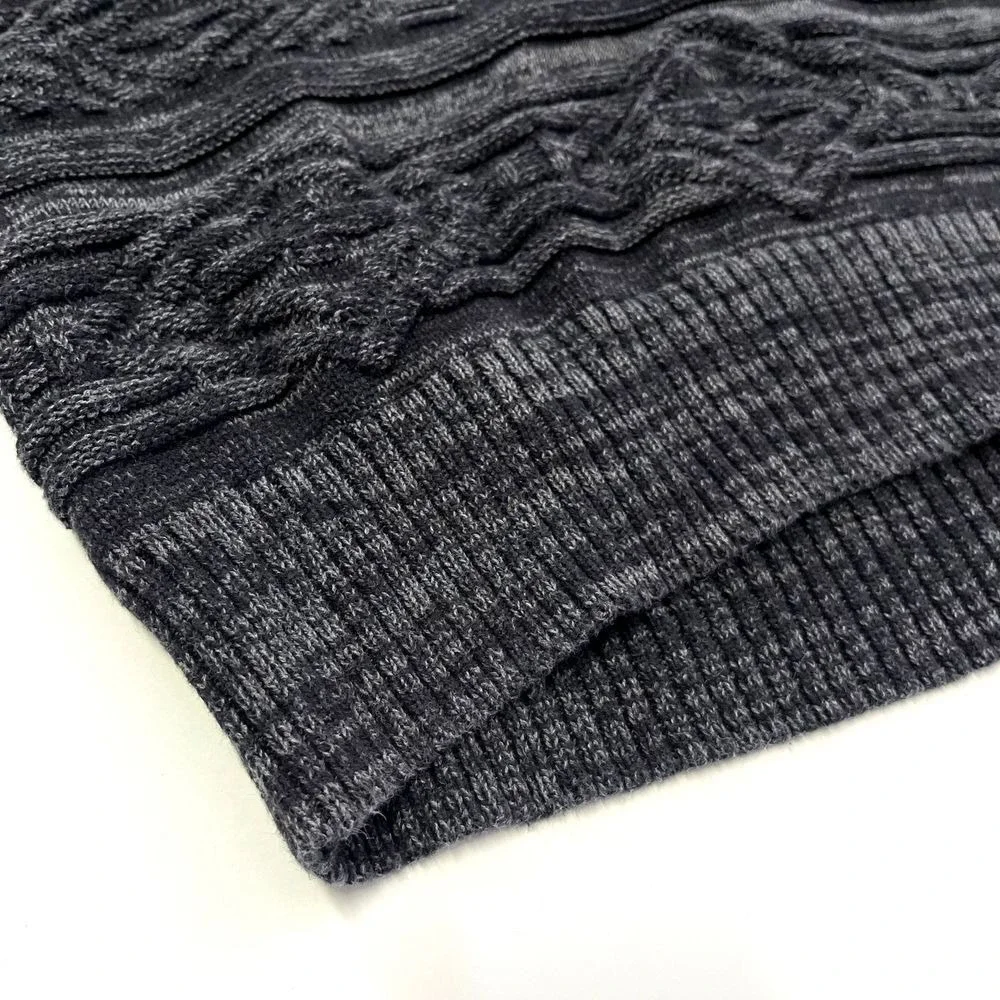 American Rag Mens Gray Nordic Shawl Sweater, American Rag Mens Grey Winter 479